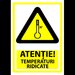 Indicator atentie temperaturi ridicate